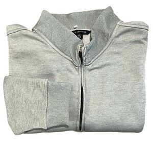 Urban Frontier NEW Men's 1/4 Zip Quarter Zip Jacket Sweatshirt Gray Size XXL NWT